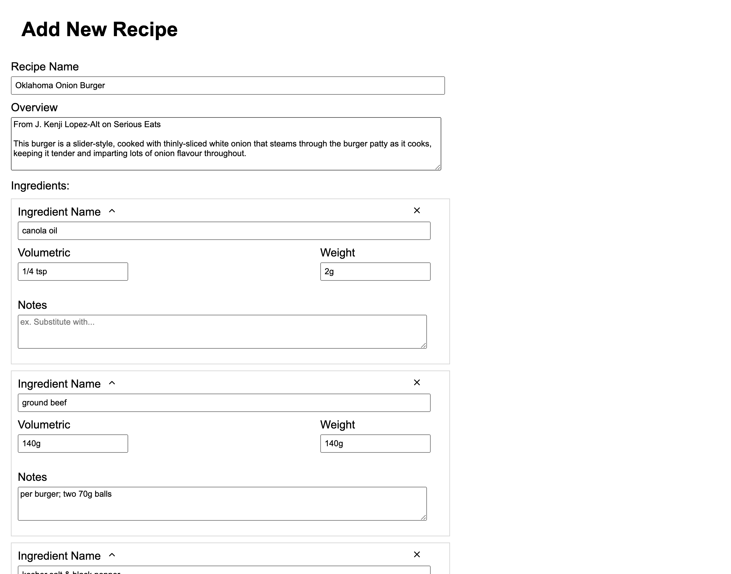 Family Recipes Screenshot 3